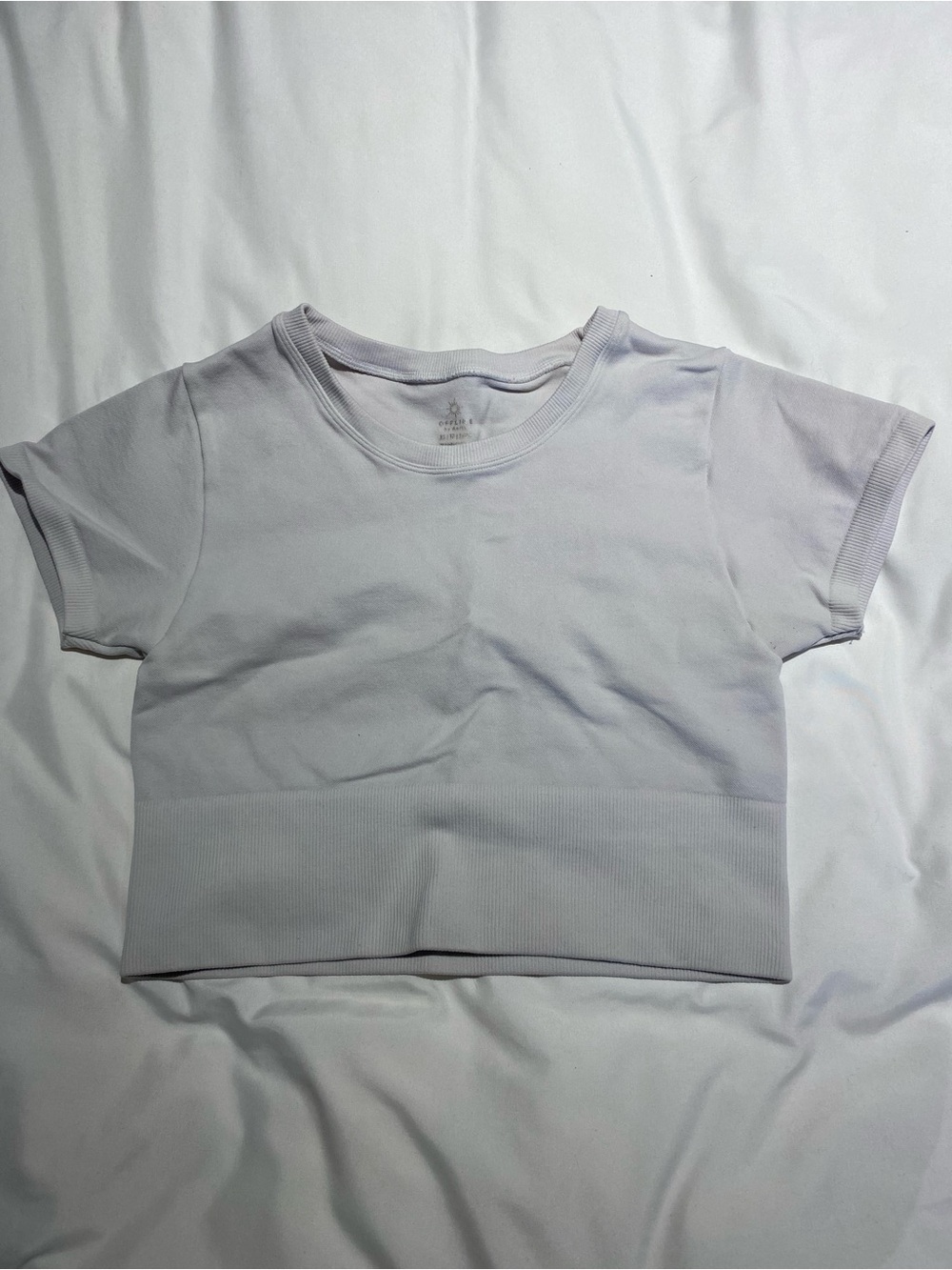 Classic White Crop Tee - Women